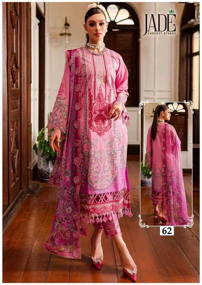 Jade Chevron Vol 7 Pure Cotton Wholesale Pakistani Salwar Suit Catalog — Wholesale Pakistani Suits, MPA wholesale from Surat — view 6